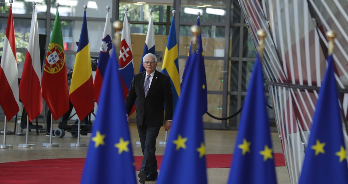 El alto representante para las Relaciones Exteriores de la Unión Europea, Josep Borrell, asiste a la cumbre.