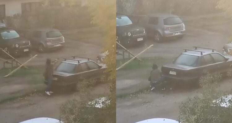 Video muestra enfrentamiento a tiros que terminó con sujeto abatido por la PDI en Ñuñoa