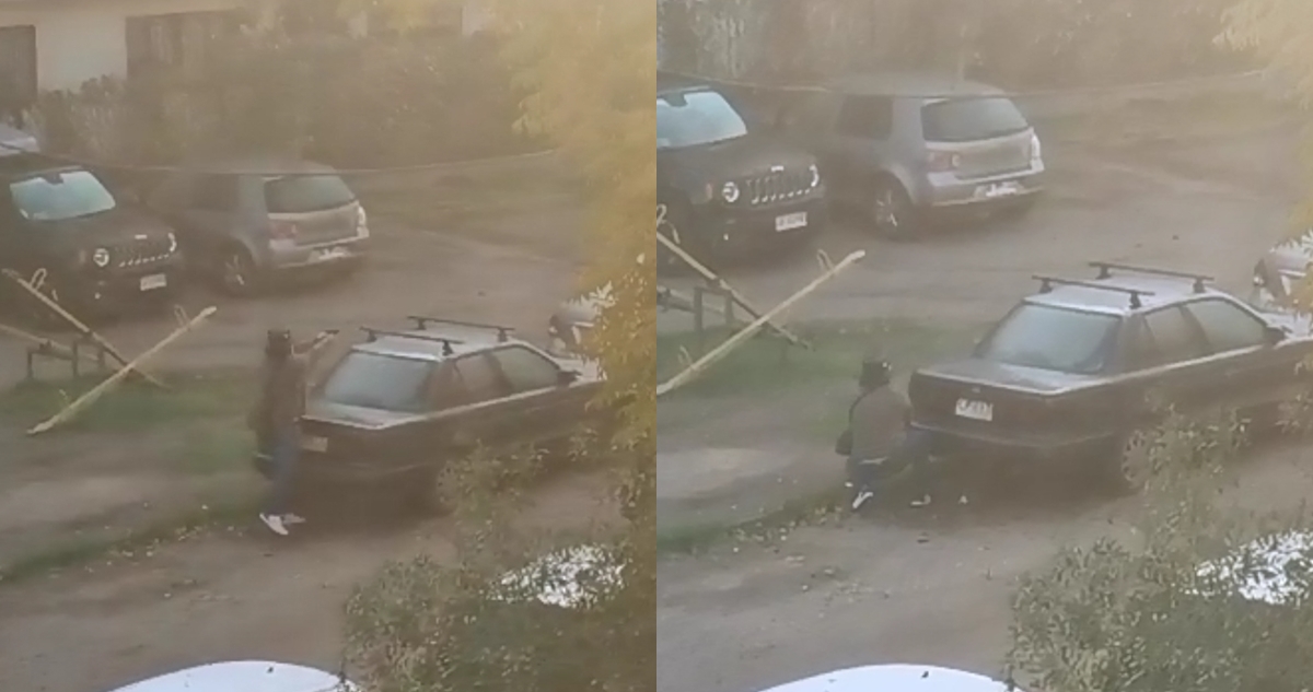 Video muestra enfrentamiento a tiros que terminó con sujeto abatido por la PDI en Ñuñoa