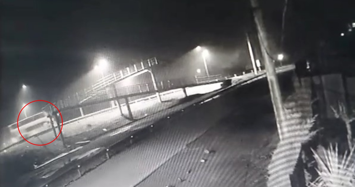 Bus volcado en Ruta 5