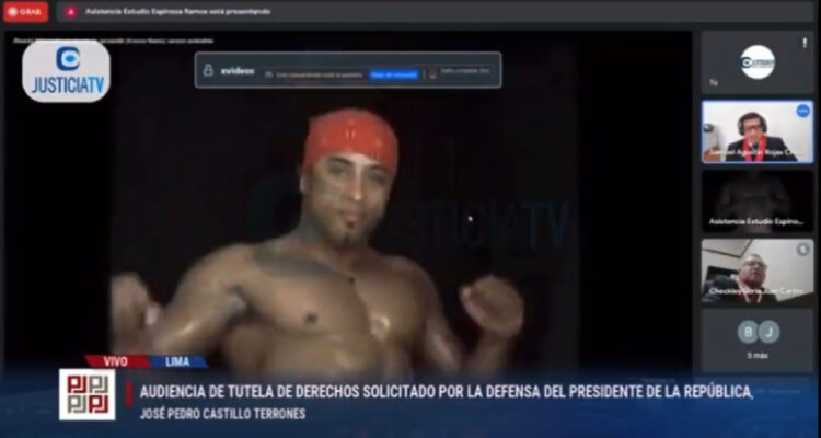 Video viral de popular stripper Ricardo Milos irrumpe en audiencia virtual de presidente peruano