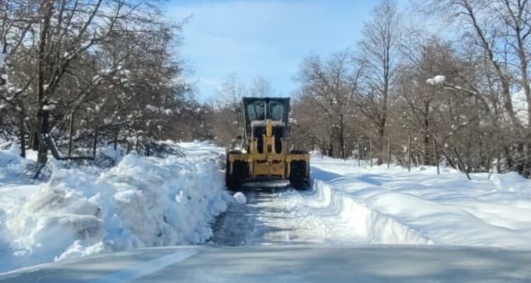 Alerta Amarilla en Alto Bío Bío ante aislamiento de comunidades pehuenches por nieve en rutas