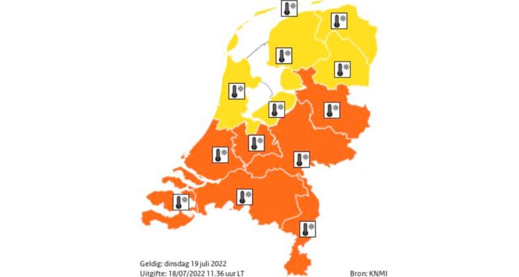 Calor en Países Bajos