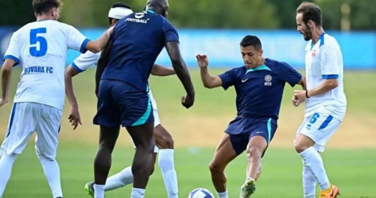 Alexis disputó sus primeros minutos en la pretemporada con el Inter de Milán.