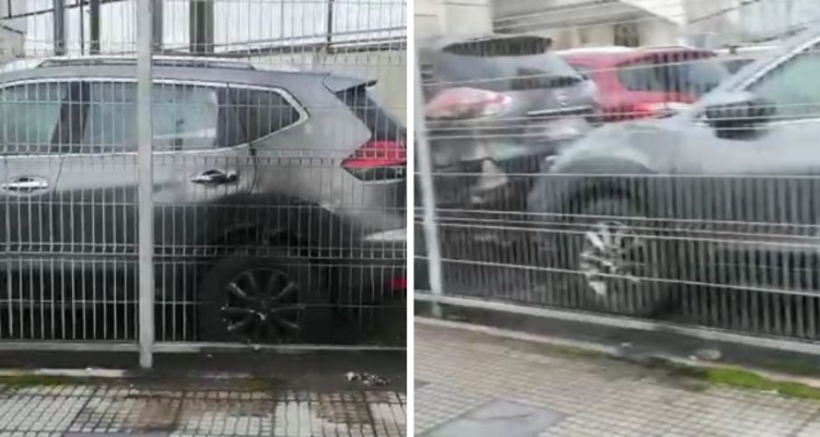 Ataque incendiario a automotora de Concepción