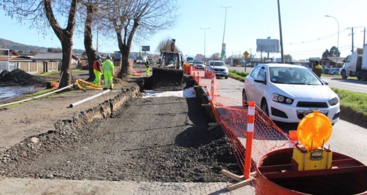 hoyo gigante Concepción Talcahuano