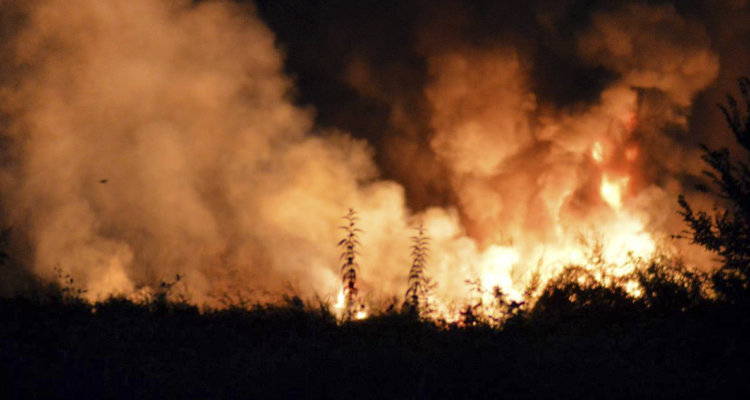 Se estrella un avión Antonov de carga cerca de Paleochori, noreste de Grecia