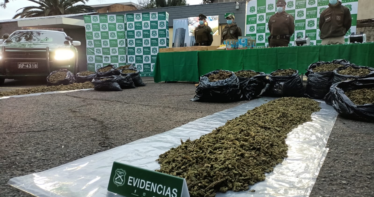 Cae banda narco liderada desde la cárcel: ganancias eran blanqueadas en Chile y Colombia