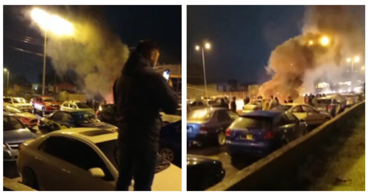 Automovilistas bloquean nuevamente Ruta 160 en protesta por alza de bencinas