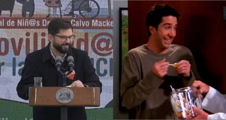 Boric alude a Friends