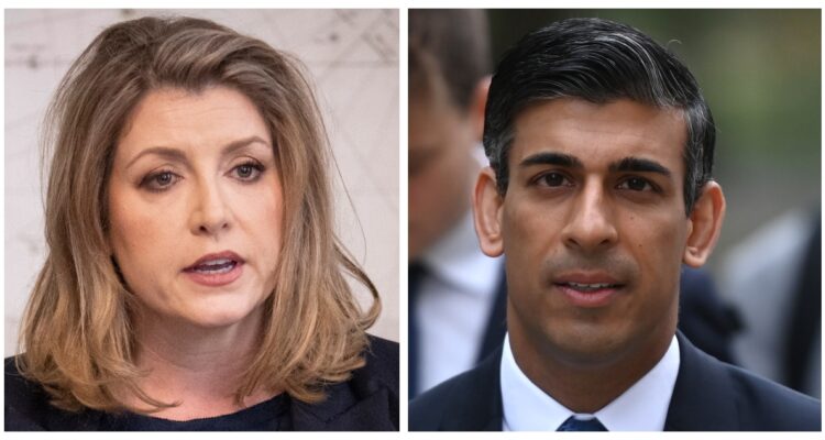 Penny Mordaunt y Rishi Sunak
