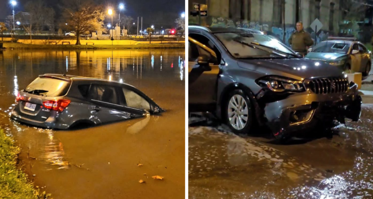 Conductor pierde el control de vehículo y cae a Laguna Esmeralda de Los ...