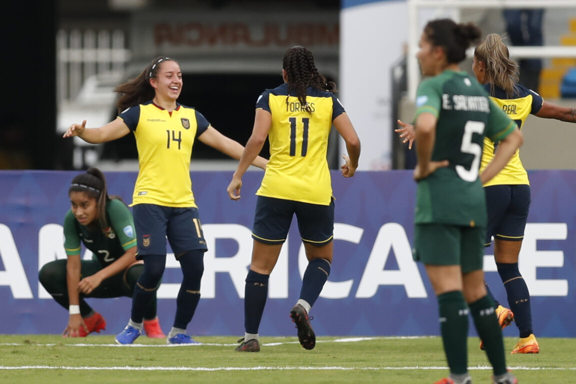 Copa América femenina: Ecuador aplastó a Bolivia.