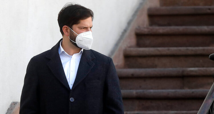 Gabriel Boric en La Moneda