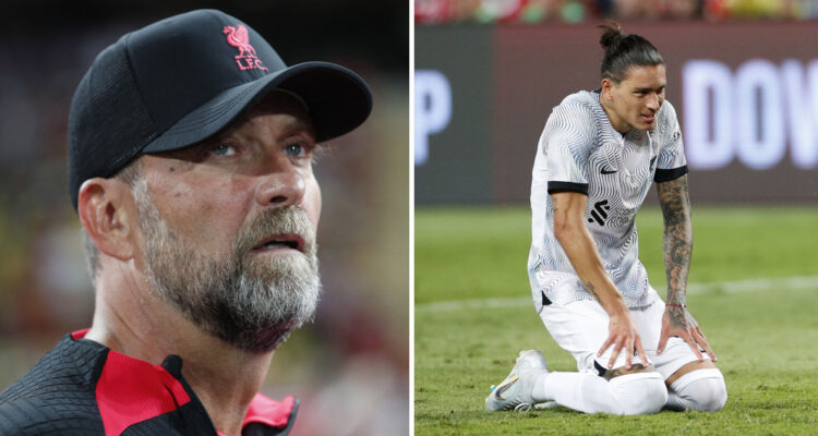 Darwin Núñez fue defendido -y retado- por Jürgen Klopp.