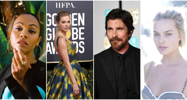 Zoe Saldana, Taylor Swift, Christian Bale y Margot Robbie, los actores que trabajan con David O. Russell