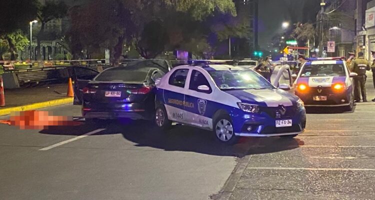 Delincuente fue abatido por Carabineros tras intento de robo en Ñuñoa