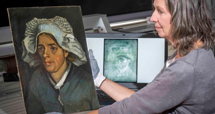 Descubren retrato inédito de Van Gogh detrás de una obra: “Esto es increíblemente infrecuente”