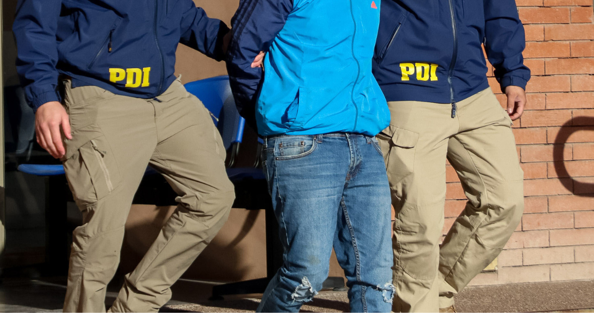 Detienen a acusado de asesinar con arma de fuego a hombre en Temuco: intentó escapar