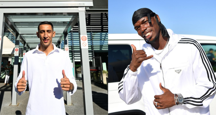 Ángel Di María y Paul Pogba se encuentran en Turín realizándose los exámenes médicos