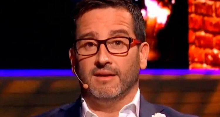 El periodista Eduardo Fuentes hablando en el programa Mentiras Verdaderas.