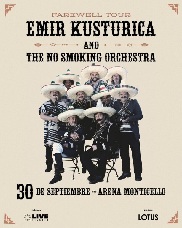 Emir Kusturica y The No Smocking Orchestra regresan a Chile en su despedida de los escenarios