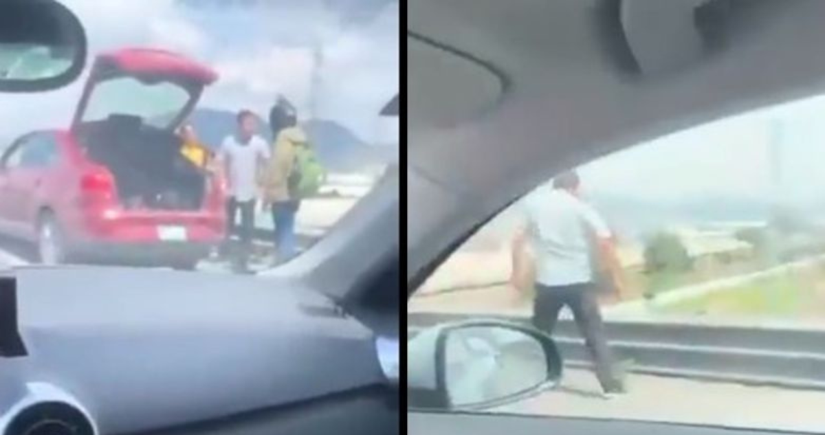 Empujó a repartidos de puente