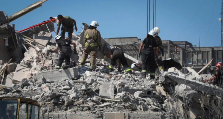 Explosiones en el sur de Ucrania.