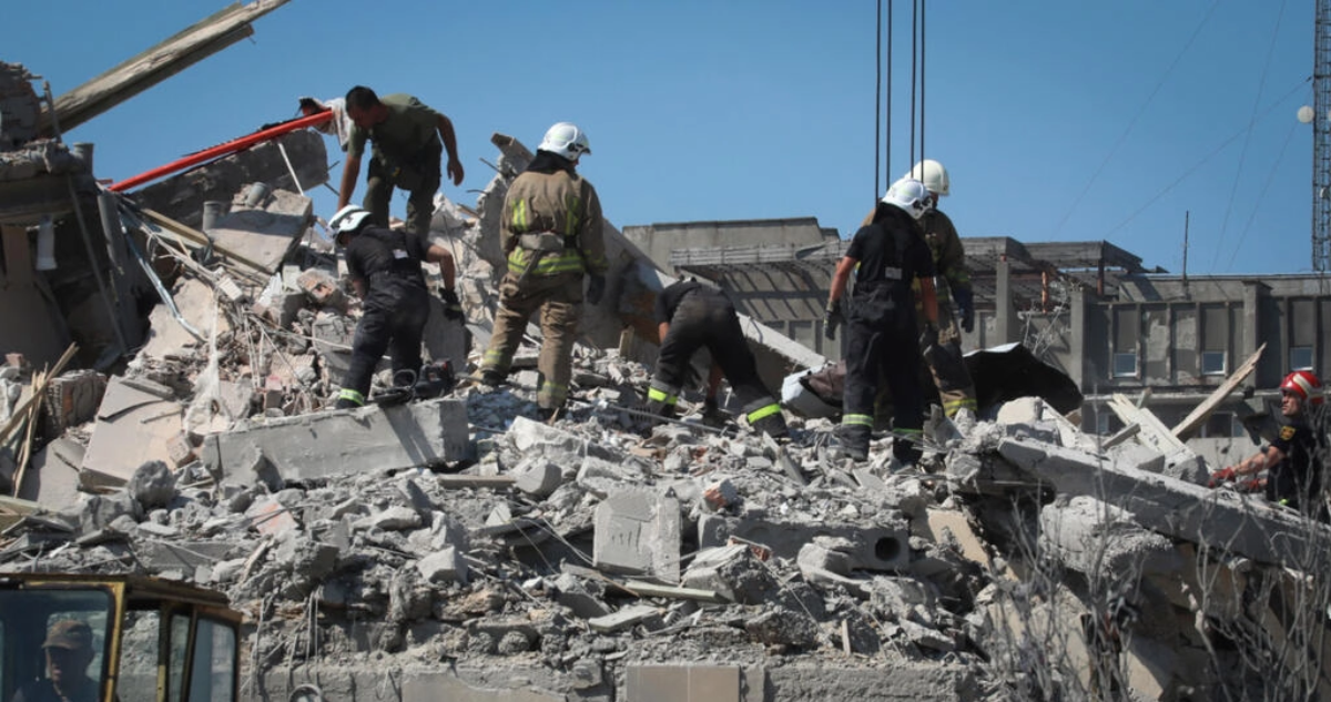 Explosiones en el sur de Ucrania.