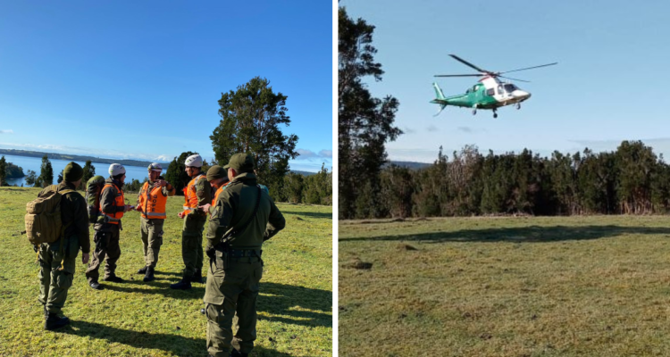Familia mantiene búsqueda de hombre desaparecido hace diez días en Isla Coldita en Quellón
