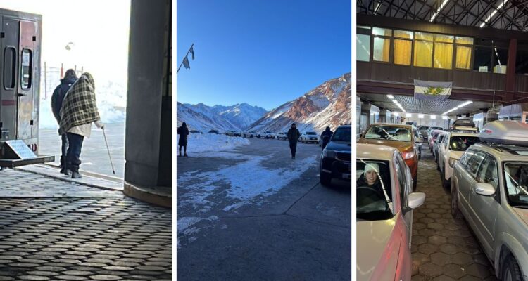 chilenos varados paso Argentina