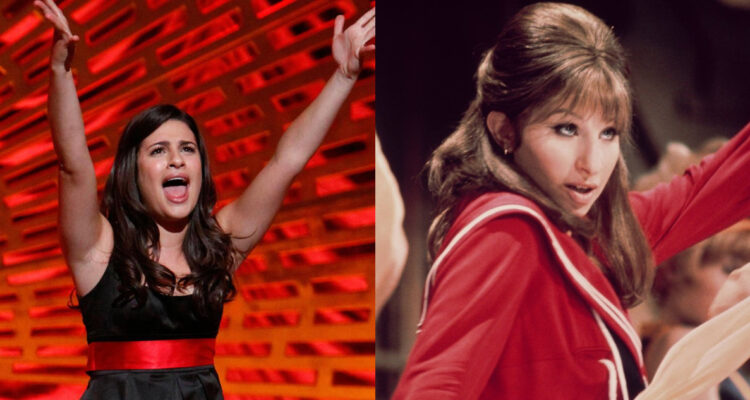 Lea Michele en “Glee” | Barbra Streisand en “Funny Girl”
