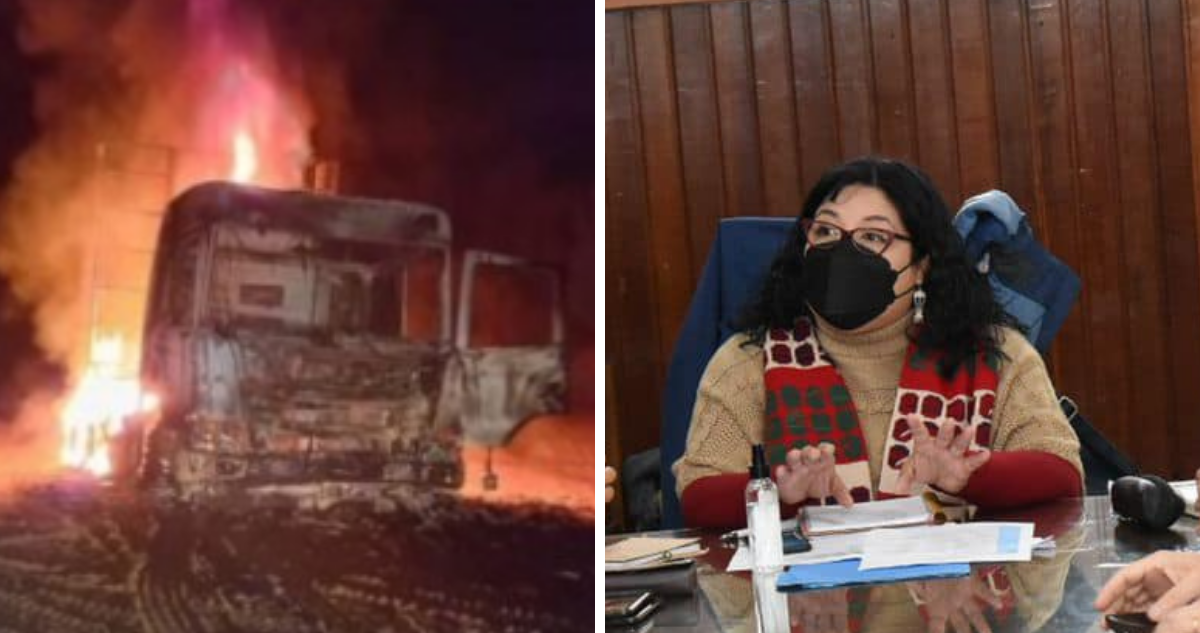 Gobierno se querella contra responsables del ataque que dejó 2 camiones y furgón destruido en Máfil
