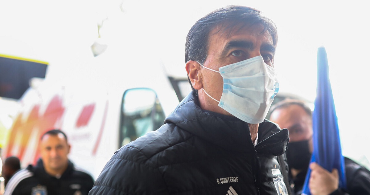 La alegría de Gustavo Quinteros por Superclasico