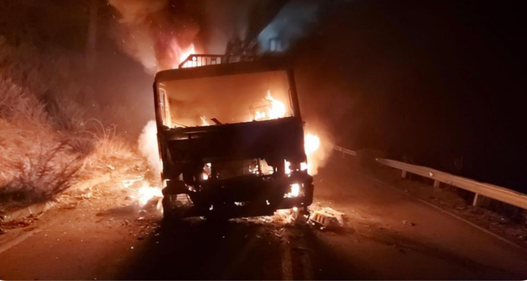 incendian camión en Traiguén