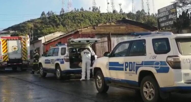 mujer incendio vivienda Talcahuano