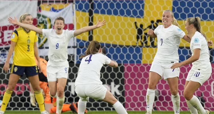 Inglaterra venció a Suecia y es finalista de Eurocopa femenina