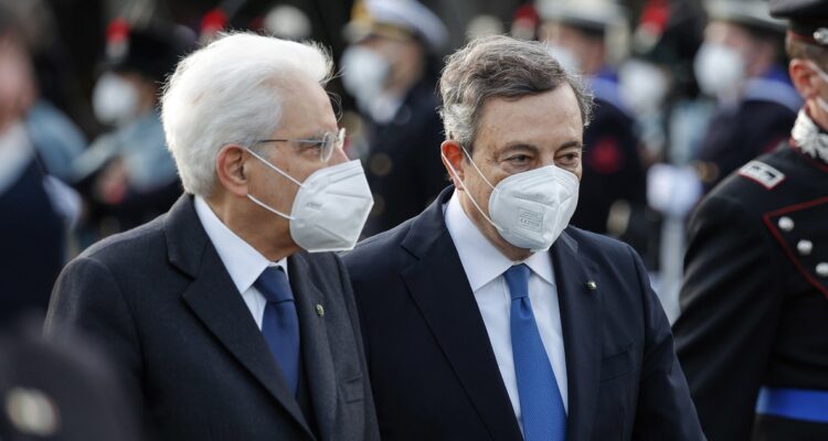 Mattarella y Draghi