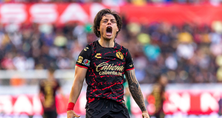 Joaquín Montecinos marcó en la victoria de su equipo ante el América de México.