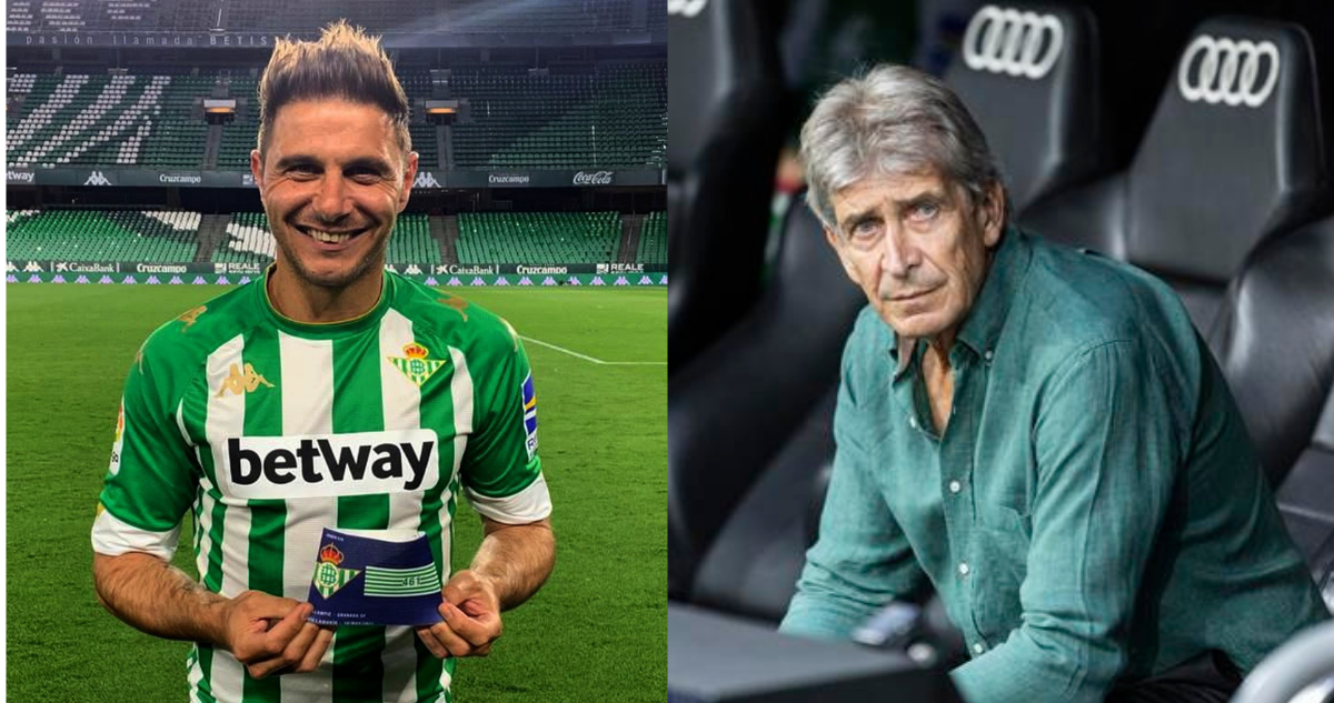 Joaquín elogia la labor de Manuel Pellegrini en el Betis.