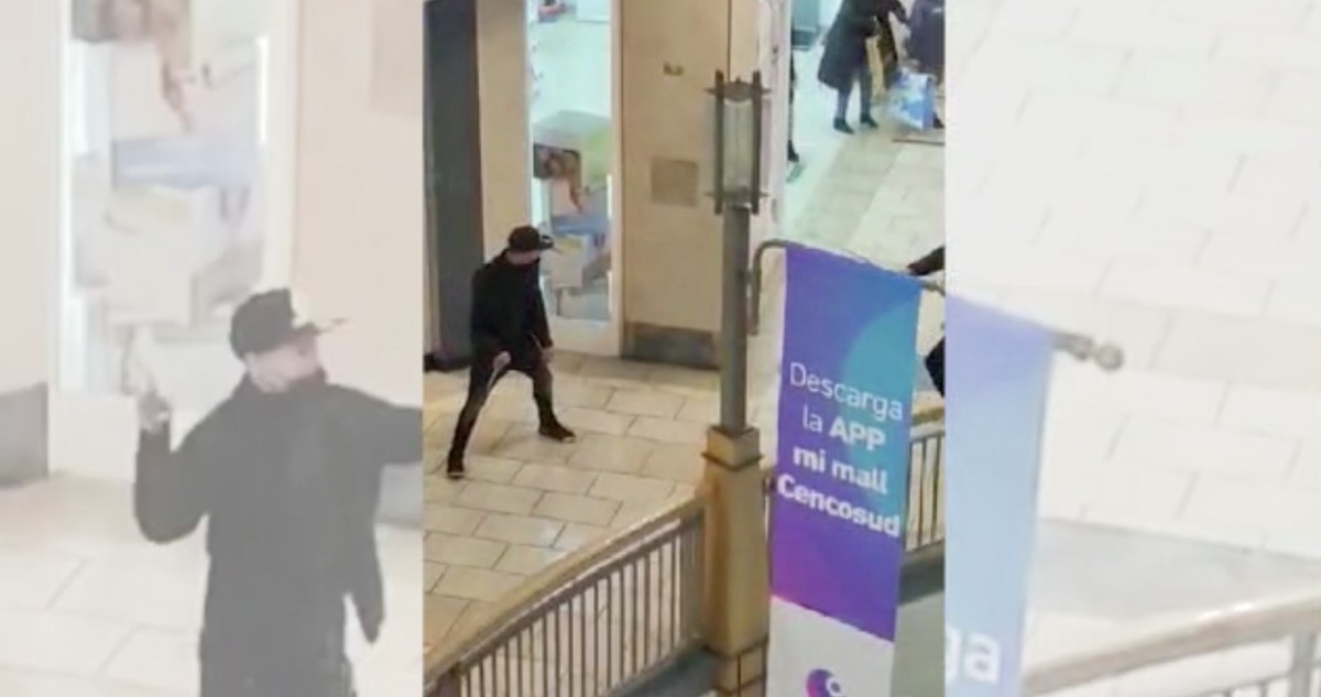 Extranjero irregular fue detenido por robar en mall de Temuco y amenazar de muerte a los guardias