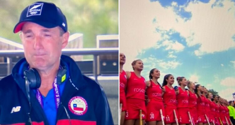 La emoción hasta las lágrimas de Cachito VIgil y las Diablas por himno en mundial