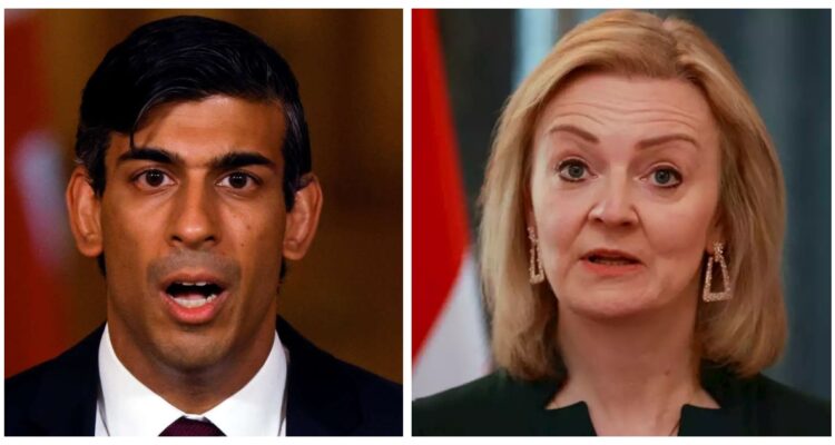 Rishi Sunak y Liz Truss