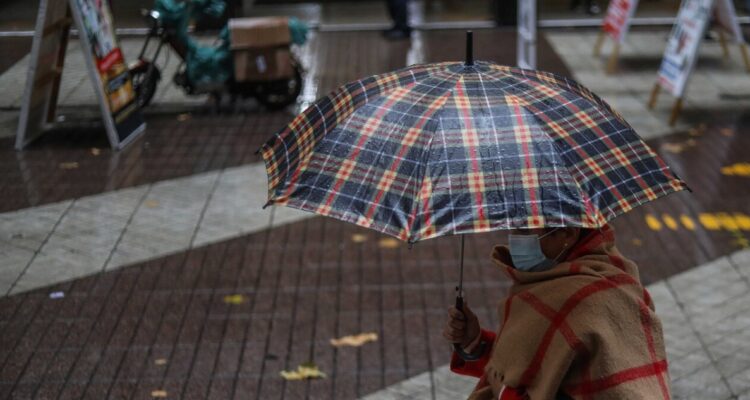 Lluvias en Santiago