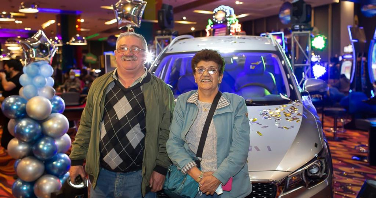 Ganadores de auto en Casino Dreams de Coyhaique