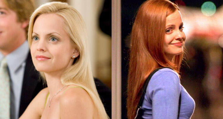 La actriz Mena Suvari interpretando diferentes películas de los 2000.