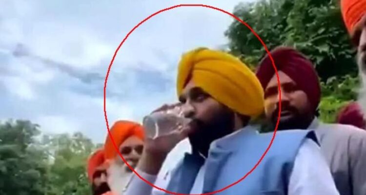 Ministro bebe agua y se enferma