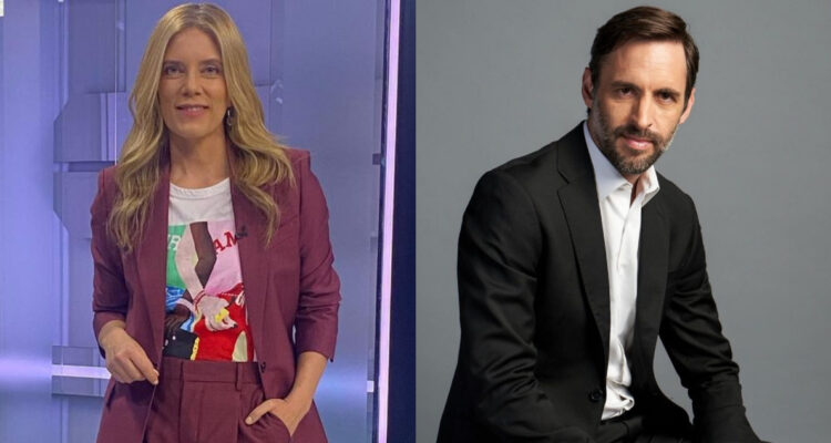 Los periodistas Mónica Rincón y Daniel Matamala posan para la cámara en dos fotografías distintas. Los profesionales fueron sobreseídos en primera instancia luego de haber sido demandados por injurias y calumnias.