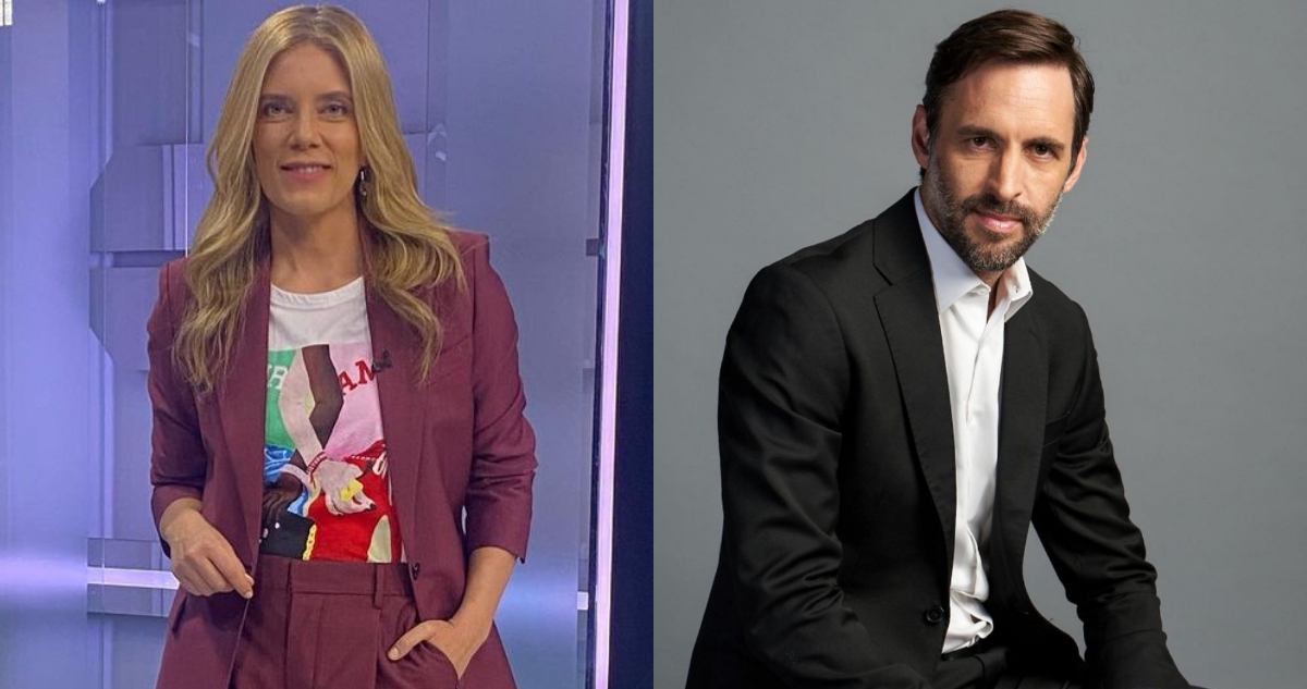 Los periodistas Mónica Rincón y Daniel Matamala posan para la cámara en dos fotografías distintas. Los profesionales fueron sobreseídos en primera instancia luego de haber sido demandados por injurias y calumnias.