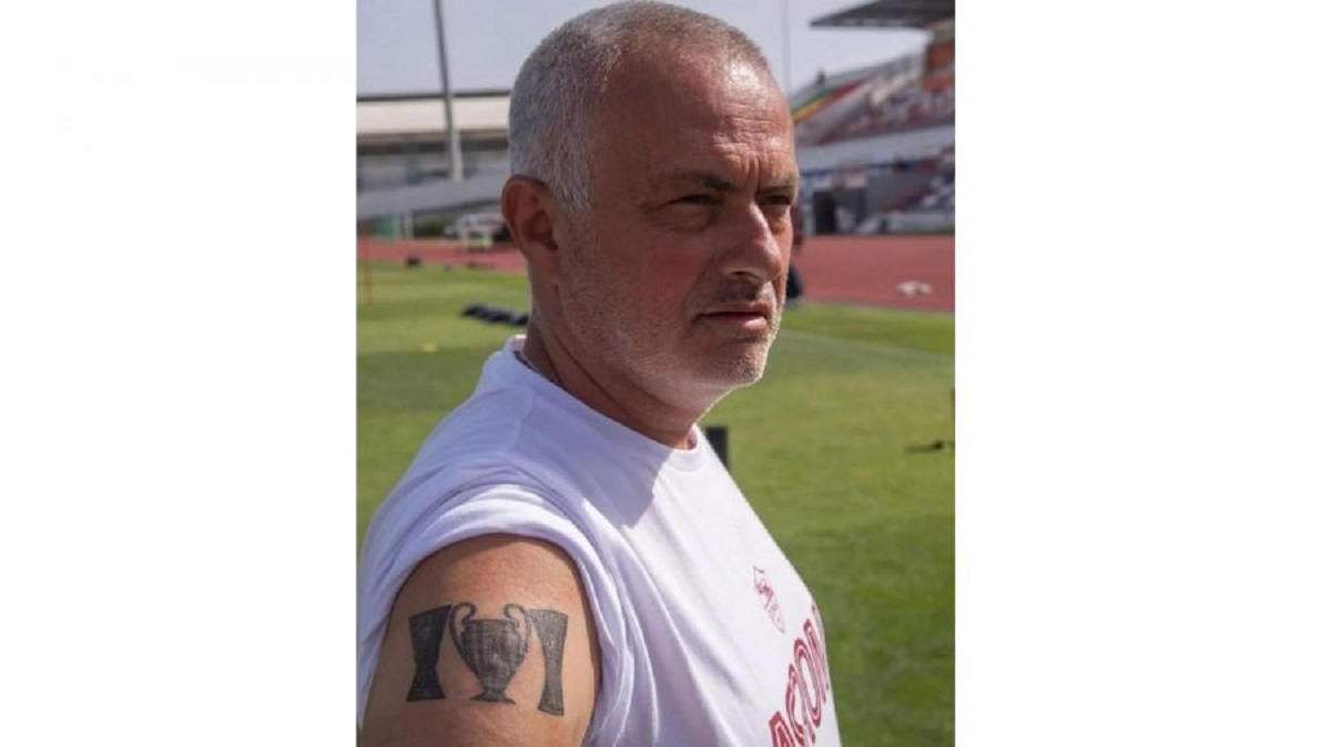 Mourinho y un tatuaje especial que solo él puede llevar en la piel